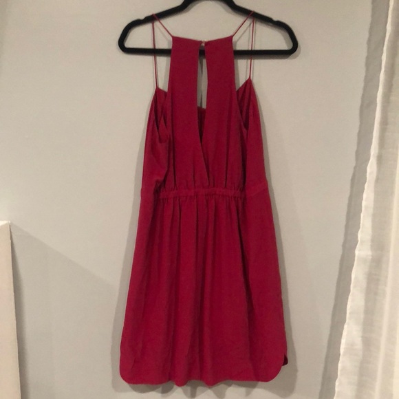 ⭕️ PRICE FIRM NEW Madewell Fuschia Cut Out Backless Sundress Size 10 - Picture 6 of 6